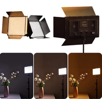 Panneau LED vidéo bicolore 40 ou 50 W, trépied 200 cm, télécommande