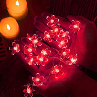 Guirlande lumineuse fleurs de cerisier 10 m – vue 3