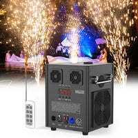 Machine à étincelles froides 700 W DMX et télécommande 8 touches
