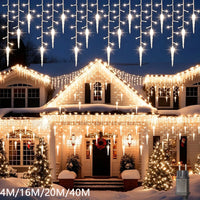 Guirlande stalactites LED blanc chaud – vue 7