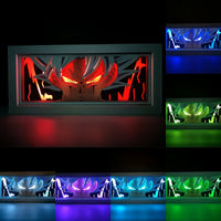 Cadre lumineux Dragon Ball Z – cadre allumé en rouge et vues en plusieurs couleurs