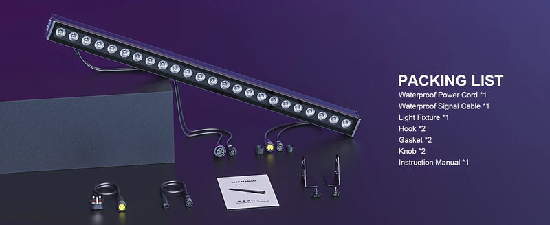 Barre LED murale RGB – vue 15