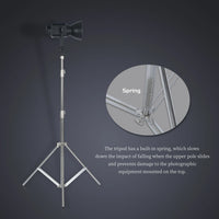 Pied de studio inox – vue 11