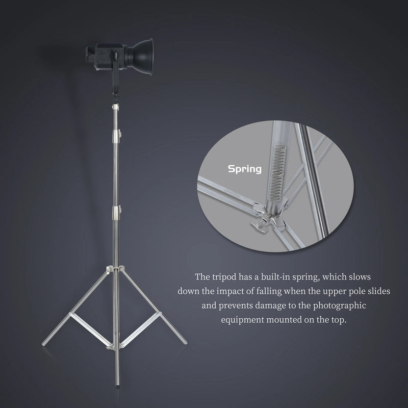 Pied de studio inox – vue 11