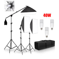 Kit 3 softbox avec perche – vue 7