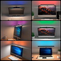 Barre lumineuse écran plat PC, rétroéclairage RGB 7 couleurs, USB-C