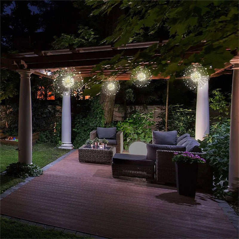 Guirlande lumineuse effet feu d'artifice – vue 14