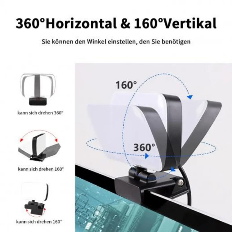 Lampe vidéo LED à clip – vue 17