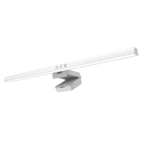 Barre lumineuse écran 50 cm – version blanche avec ses touches tactiles et son support