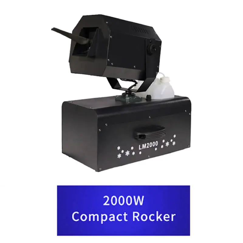 Machine à neige 2000 W compacte – vue de côté avec son réservoir