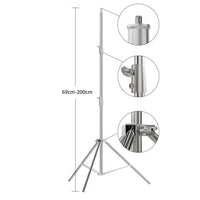 Pied de studio inox – vue 8