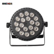 Par LED DMX plat ou IP65, 18 LED RGBW ou RGBWA UV