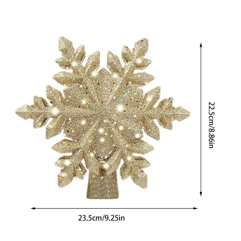 Cimier de sapin lumineux projecteur de flocons – vue 14