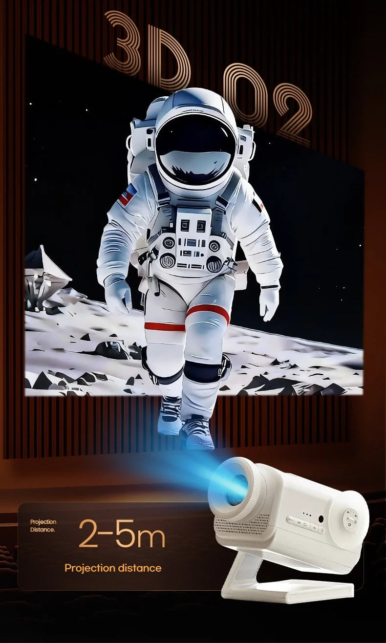 Projecteur d'étoiles holographique 3D – image d'astronaute projetée, distance de projection de 2 à 5 m