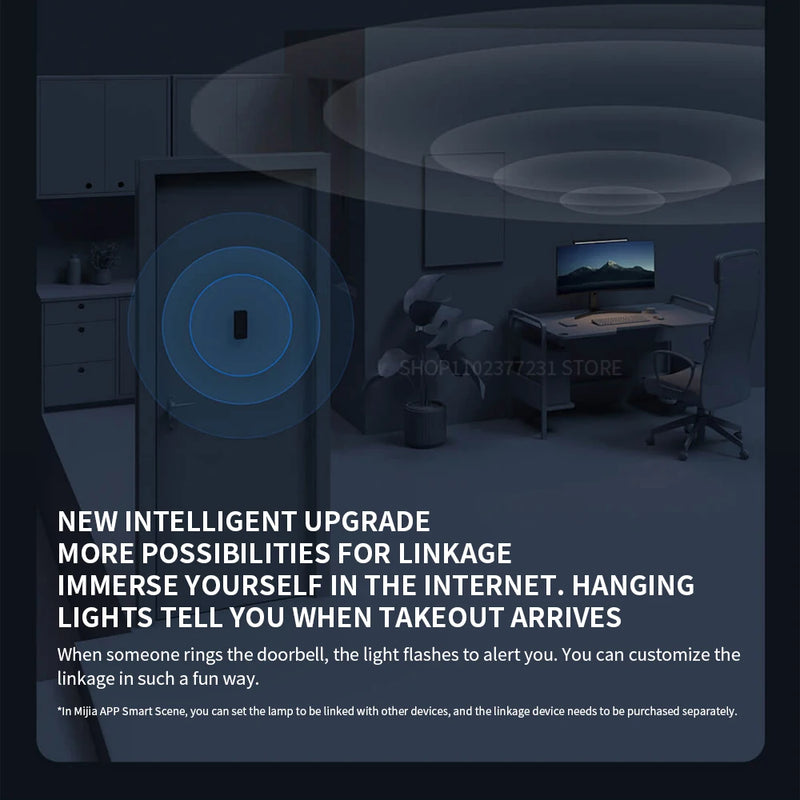 Barre lumineuse MIJIA 1S – liaison avec l'application Mi Home, scène de sonnette