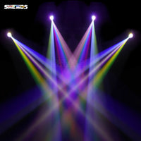 Mini lyre beam 7R 230 W DMX, prisme rotatif à 8 facettes, 14 gobos