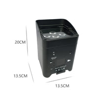 Uplight PAR LED sur batterie 6 x 18 W RGBWA UV, à l'unité ou par 4