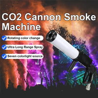 Canon à CO2 portatif – jet coloré sur une piste de danse