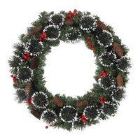 Couronne de Noël lumineuse LED – vue 2