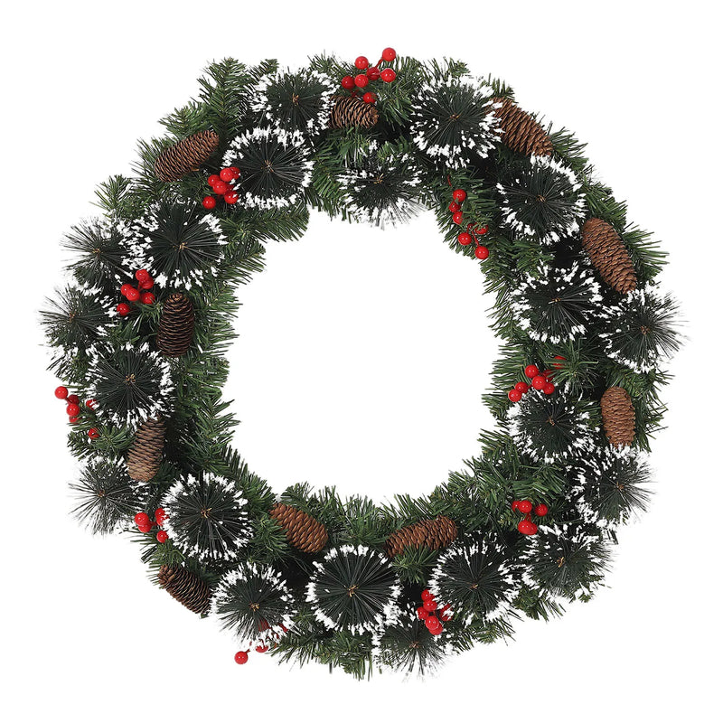 Couronne de Noël lumineuse LED – vue 2