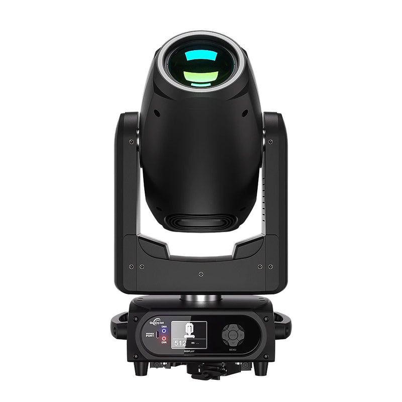 Lyre beam LED 300 W, version beam ou 3 en 1 avec zoom de 2,2° à 22°, DMX