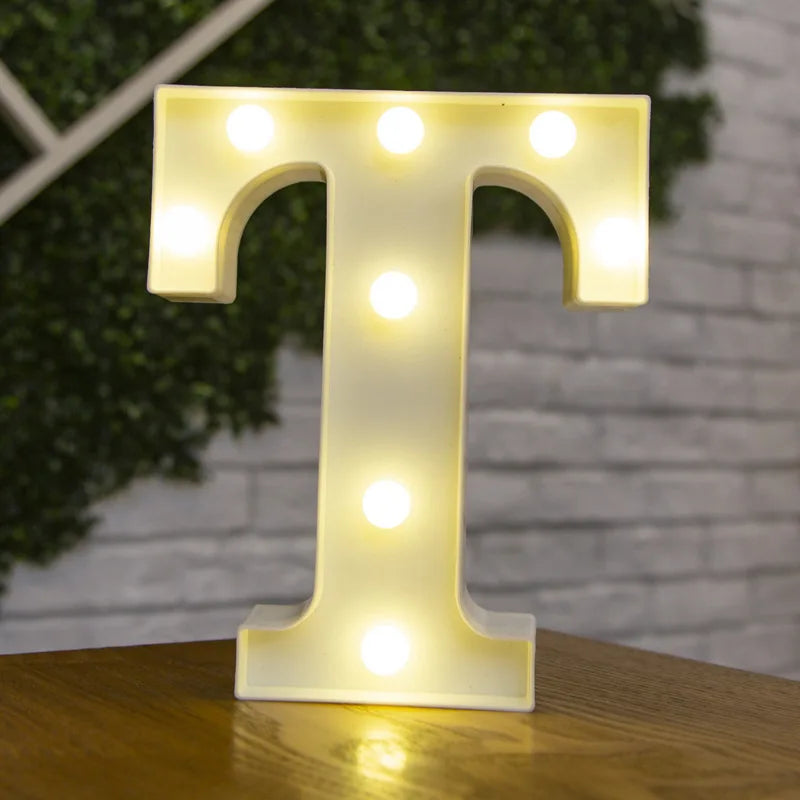 Lettres et chiffres lumineux LED à piles – vue 37