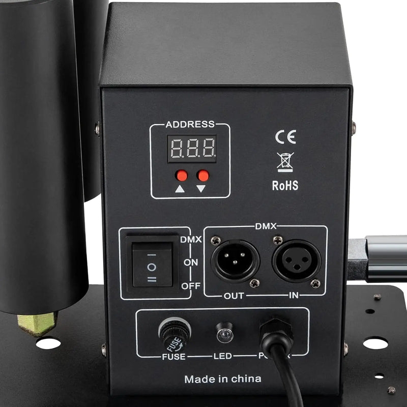 Machine à jet de CO2 à double tube – vue de trois quarts avec le câble d'alimentation