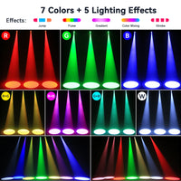 Pinspot LED RGBW 30 W – sept couleurs et cinq effets lumineux