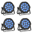 Par LED IP65 étanche, 14 LED RGBW 140 W DMX, 4 pièces