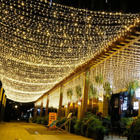 Guirlande lumineuse extérieur pro fil transparent 10 à 100 m, 8 modes