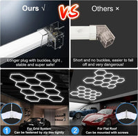 Éclairage LED hexagonal de garage – vue 19