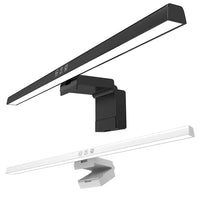 Barre lumineuse écran 50 cm, noire ou blanche, fixation pivotante ou adhésive
