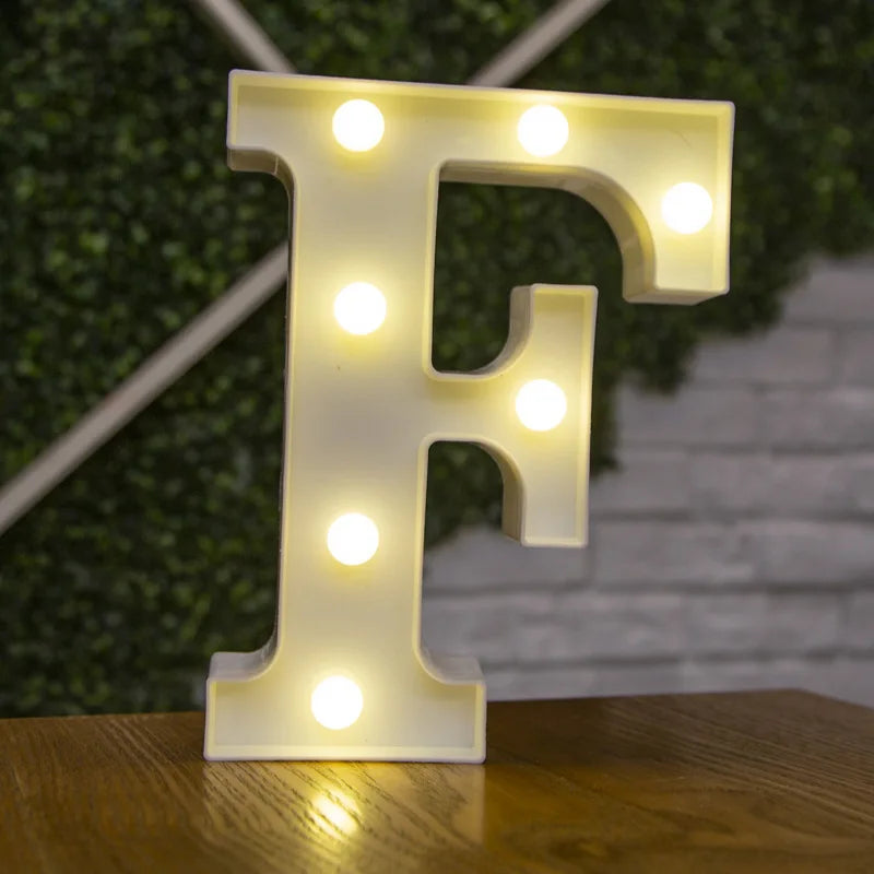 Lettres et chiffres lumineux LED à piles – vue 39