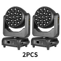 Lyre LED œil d'abeille 19 x 40 W RGBW, zoom 3° à 60°, à l'unité ou par lot