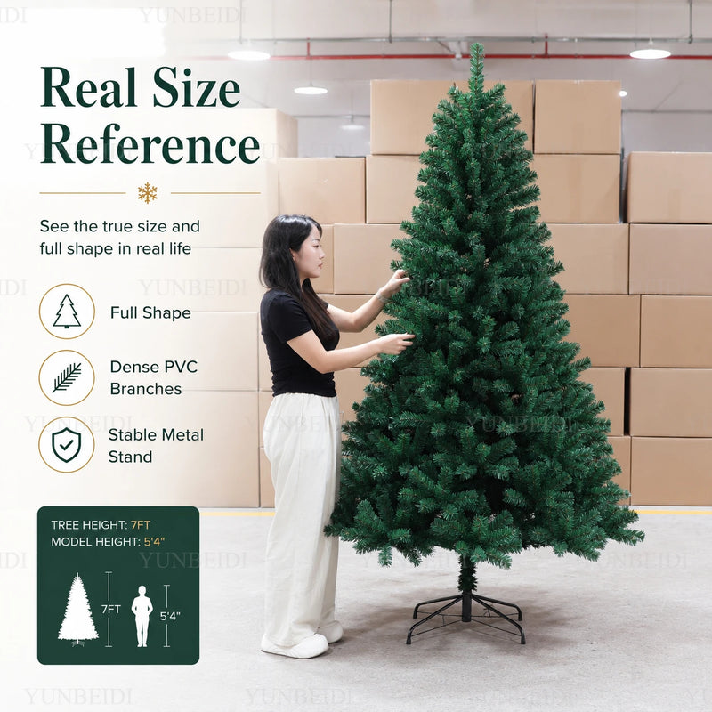 Sapin de Noël artificiel en PVC – vue 17