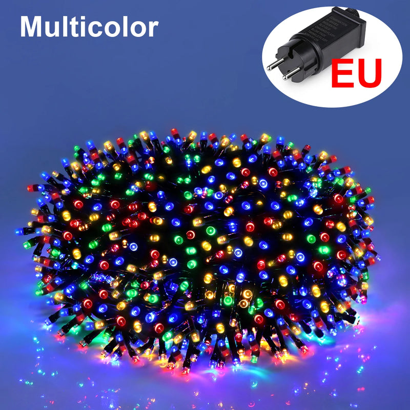 Guirlande lumineuse extérieur LED étanche 8 modes, 10 à 100 m
