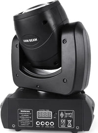 Lyre beam LED 100 W, prisme à 8 faces, 8 gobos, DMX 12 canaux