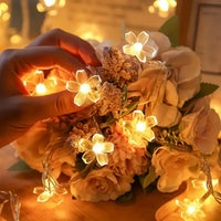 Guirlande lumineuse fleurs de cerisier 10 m – vue 13