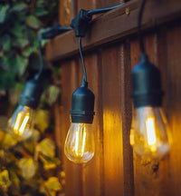 Guirlande guinguette extérieure à ampoules LED S14 E27, 10 à 30 m