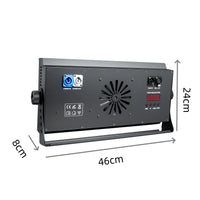 Stroboscope LED 400 W 5 en 1 – vue arrière et cotes