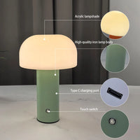 Lampe champignon sans fil – vue 12