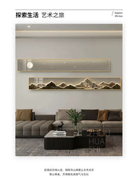Tableau lumineux LED paysage de montagnes – vue 13