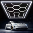 Plafonnier LED 14 hexagones, 520 W sans cadre ou 680 W avec cadre