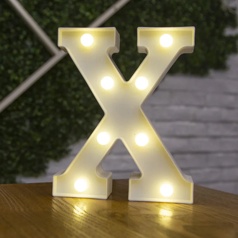 Lettres et chiffres lumineux LED à piles – vue 43