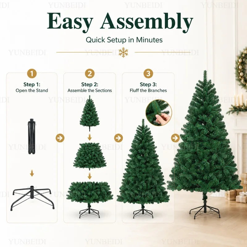 Sapin de Noël artificiel en PVC – vue 29