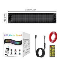 Panneau LED matriciel flexible – format 37 x 9 cm avec ses accessoires