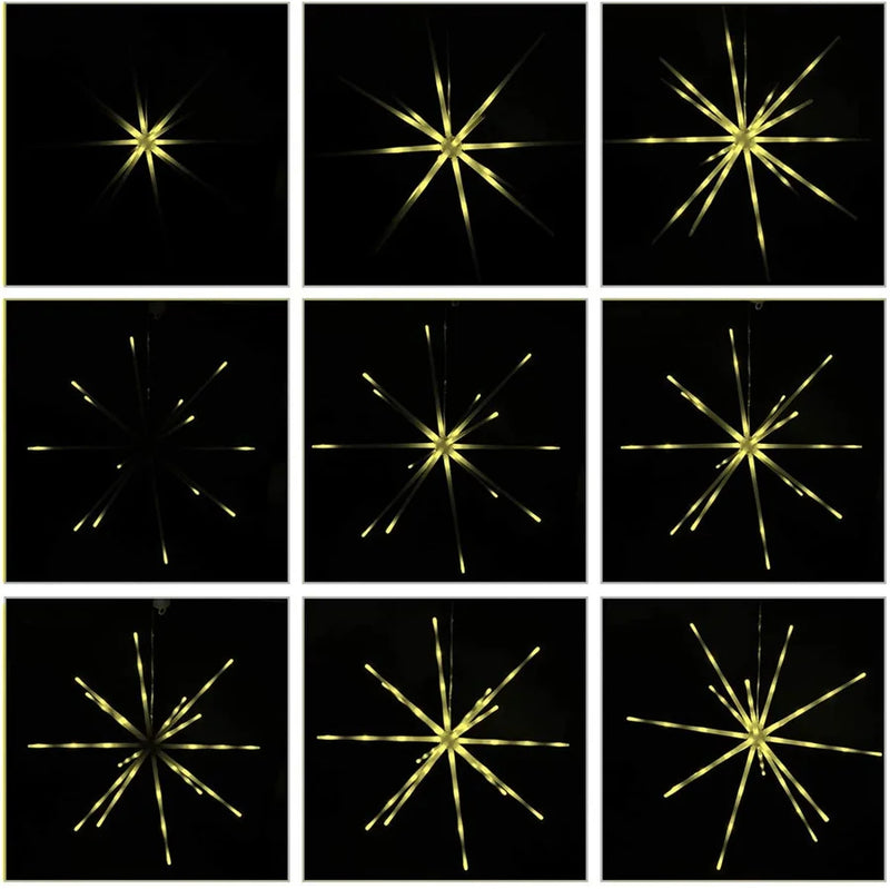 Étoile LED suspendue effet feu d'artifice – vue 13
