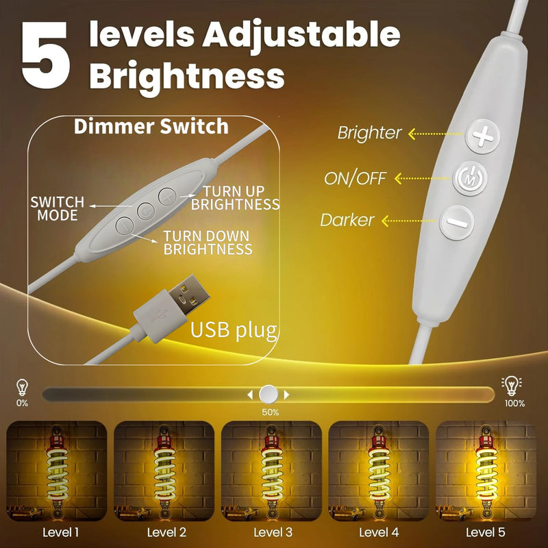 Néon amortisseur LED USB – vue 13