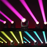 Lyre LED beam spot 3D et halo – vue 12