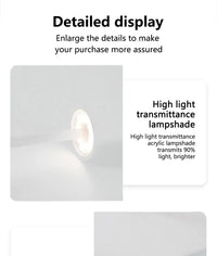 Lampe de table sans fil à chapeau conique – vue 19